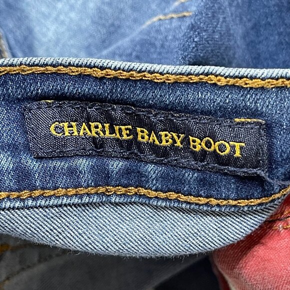 Lucky Brand Jeans Charlie Baby Boot Size 8/29 Low Rise Med Wash - Picture 5 of 7